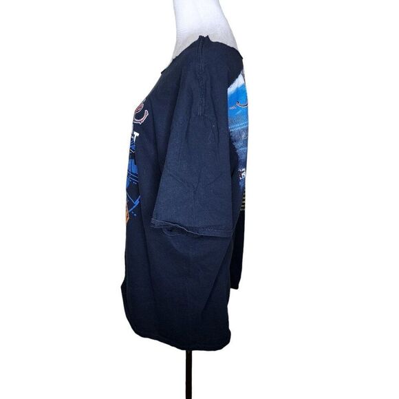 Stadium Tour Def Leppard Motley Crue Merch TShirt Womens Size 1X Black - Picture 5 of 5